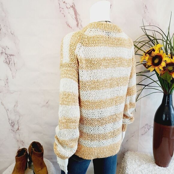 Madewell Alpaca cotton blend wide stripe sweater - Picture 5 of 7